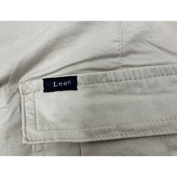 Lee Capri Pant Womens Tan 18 Medium Ultra Flex-To-Go Cargo NWT Casual - Picture 6 of 10